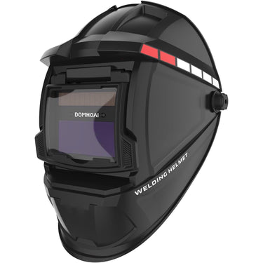 Welding Helmet Auto Darkening, True Color Solar Powered Welding Hood, 2 Arc Sensor Wide Shade 3/11 for TIG MMA/MIG Arc